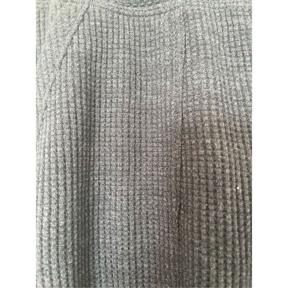 Lunya Restore Thermal Waffle Knit Draped Lounge Joggers Dark Gray NEW - Picture 8 of 10